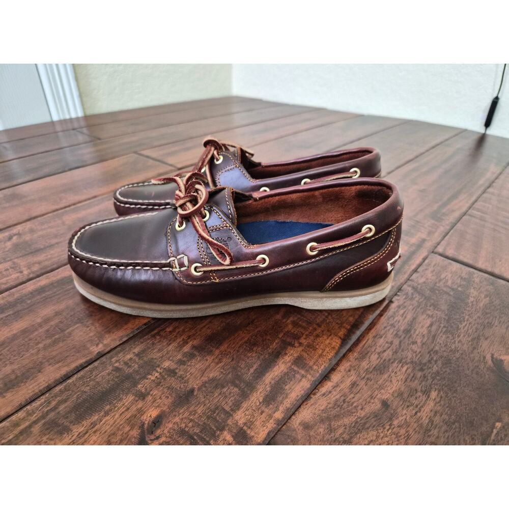 Timberland Brown Leather Boat Shoes